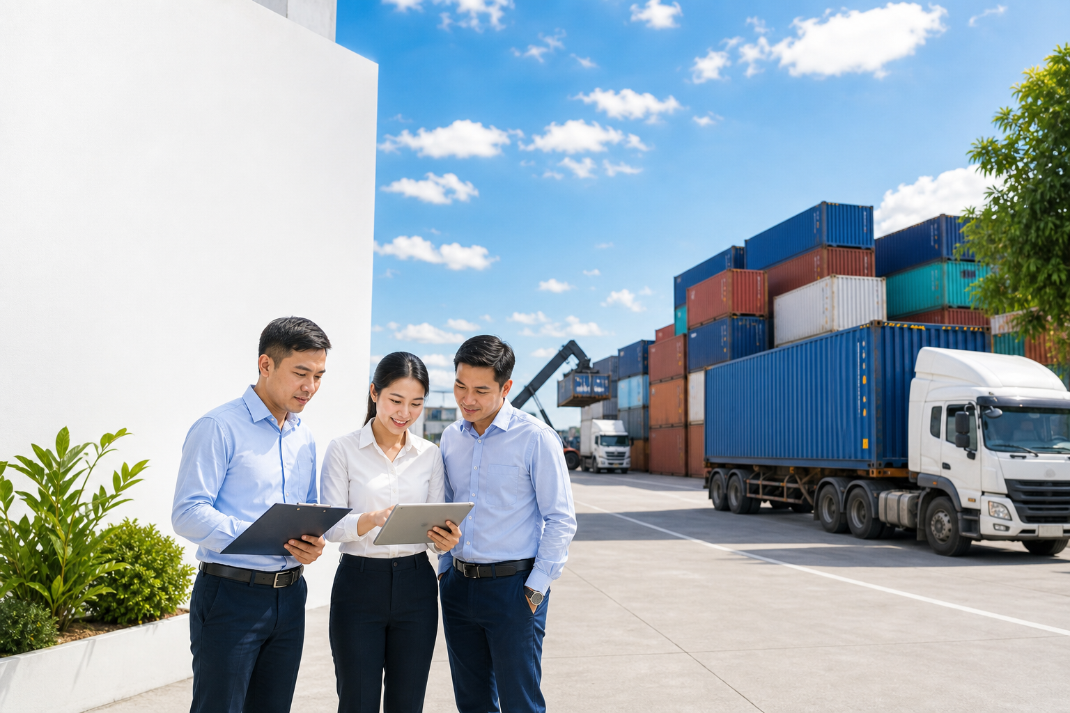Chuyên gia logistics A2Z Việt Nam xem xét kế hoạch xuất khẩu